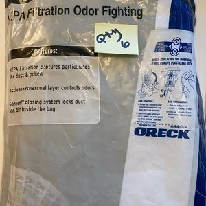 Oreck Upright replacement HEPA Filtration Vacuum bags